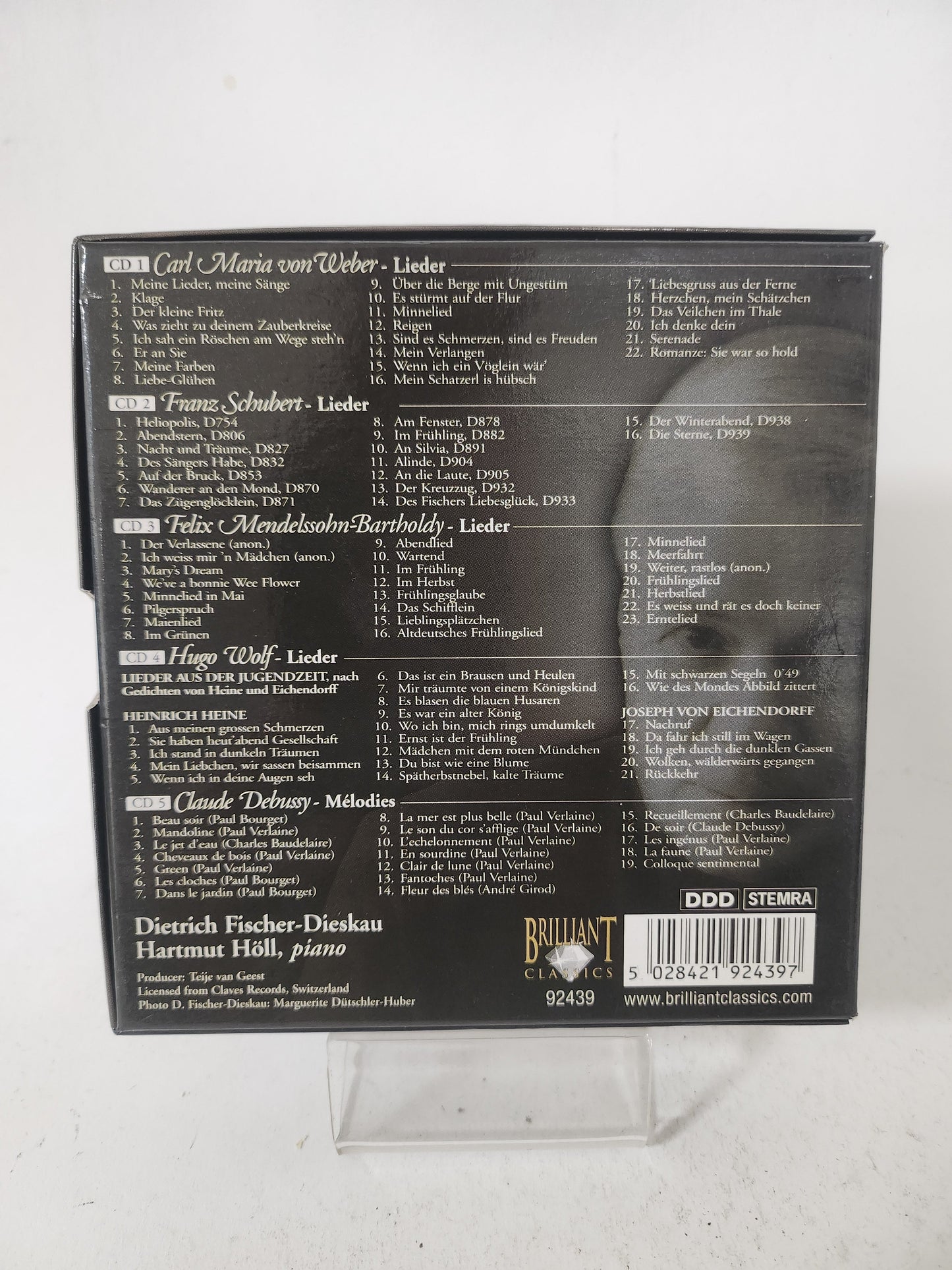 Dietrich Fischer-Dieskan Romantic Songs 5 CD Box - Cd