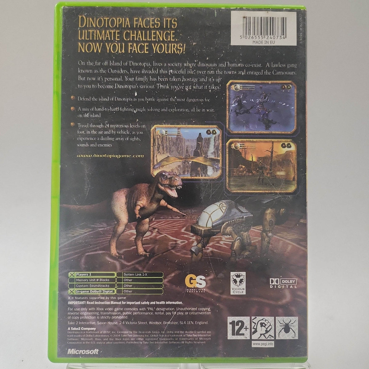 Dinotopia the Sunstone Odyssey Xbox Original - Feniks Gameshop