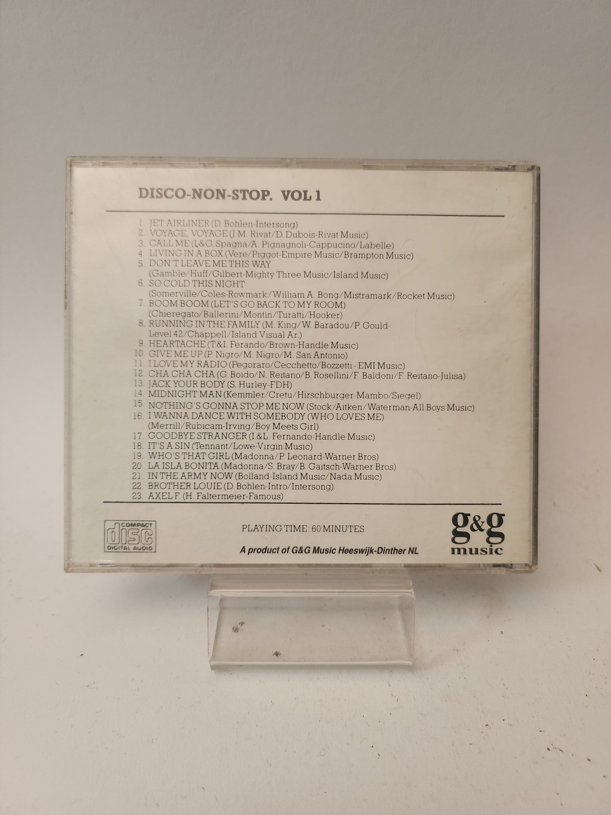 Disco-Non-Stop Volume 1 CD - Cd