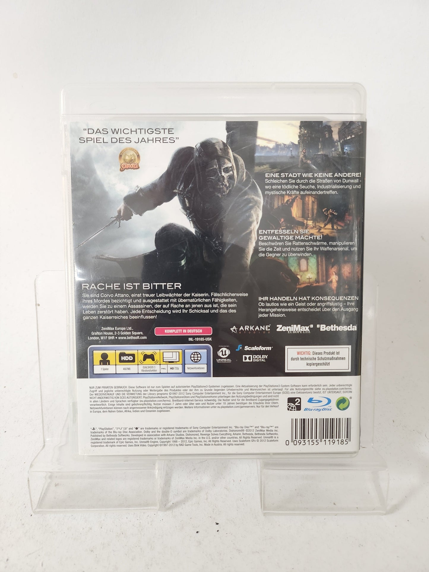 Dishonored ’die Maske des Zorns’ Playstation 3 - playstation 3 Games