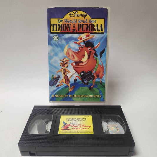 Disney de Wereld Rond met Timon & Pumbaa VHS - Feniks Gameshop