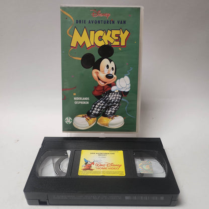 Disney Drie Avonturen van Mickey VHS - Feniks Gameshop