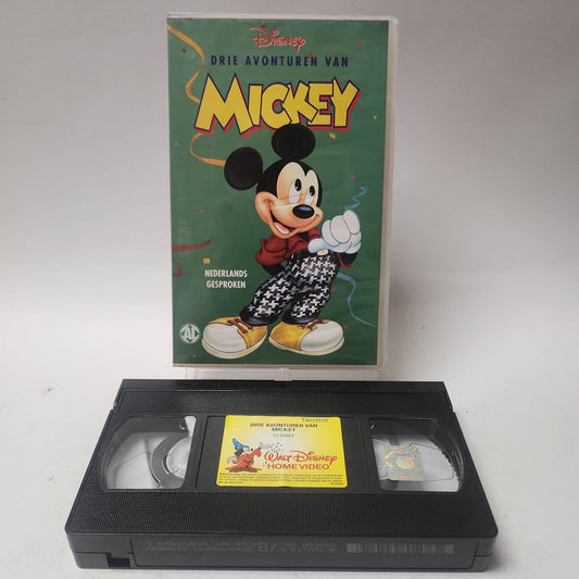 Disney Drie Avonturen van Mickey VHS - Feniks Gameshop