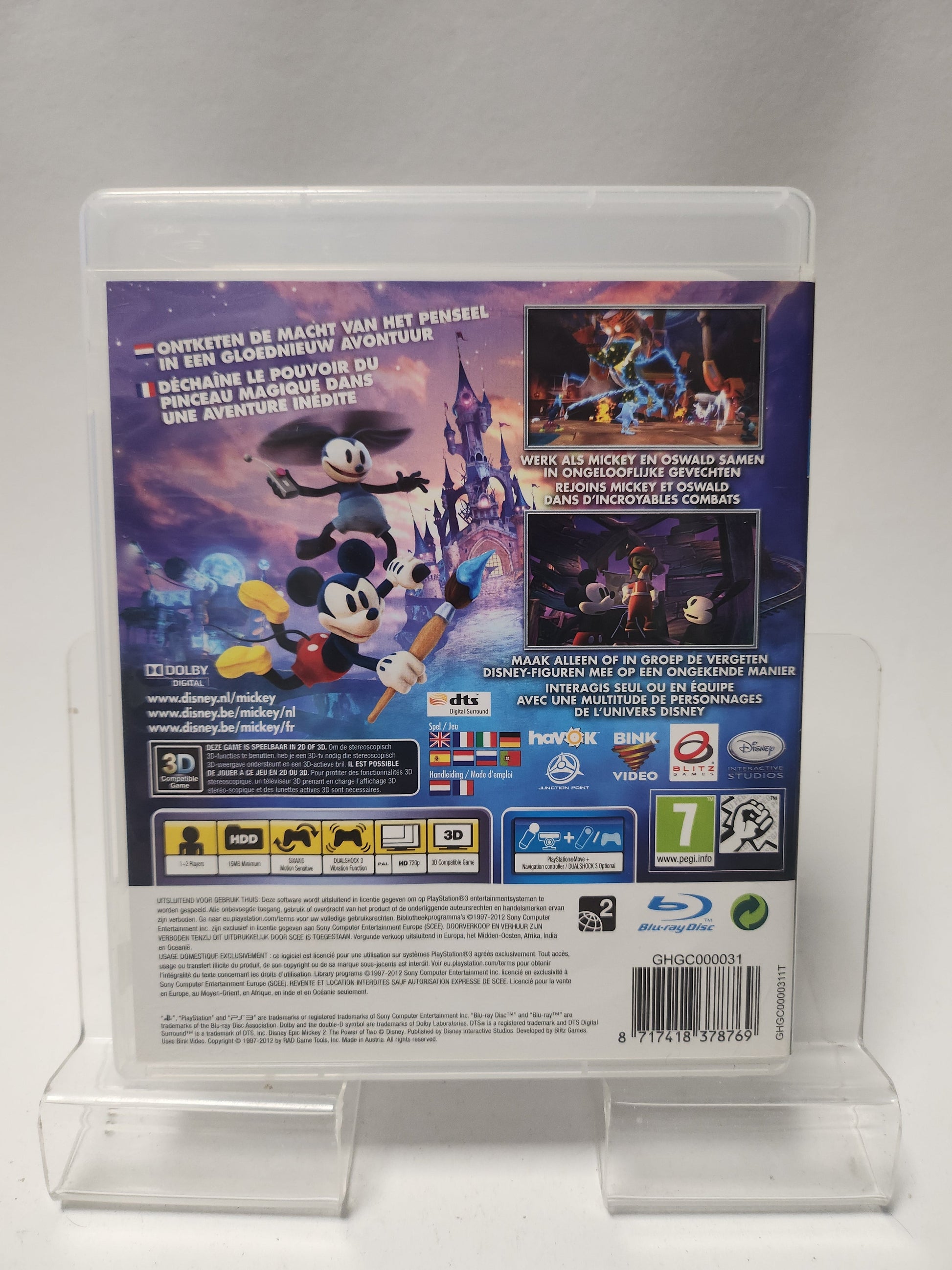 Disney Epic Mickey the Power of Two Playstation 3 - playstation 3 Games