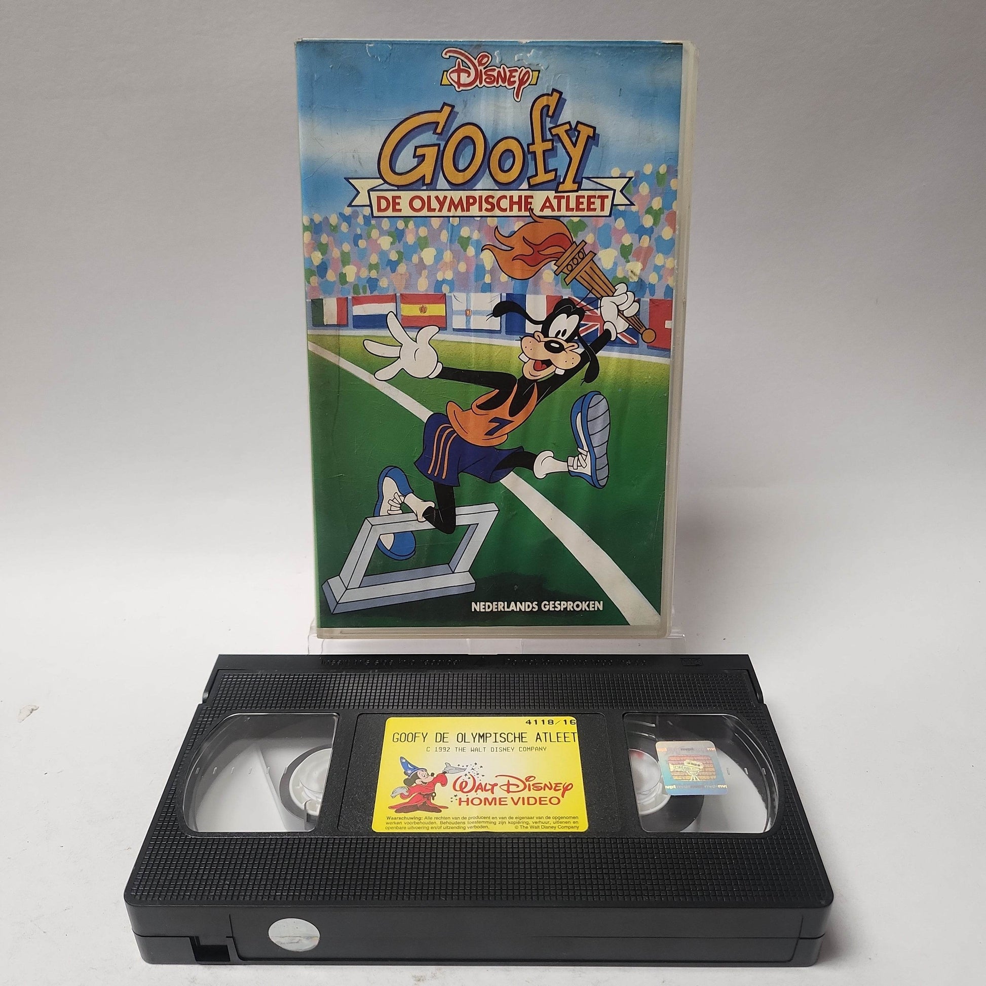 Disney Goofy de Olympische Atleet VHS - Feniks Gameshop
