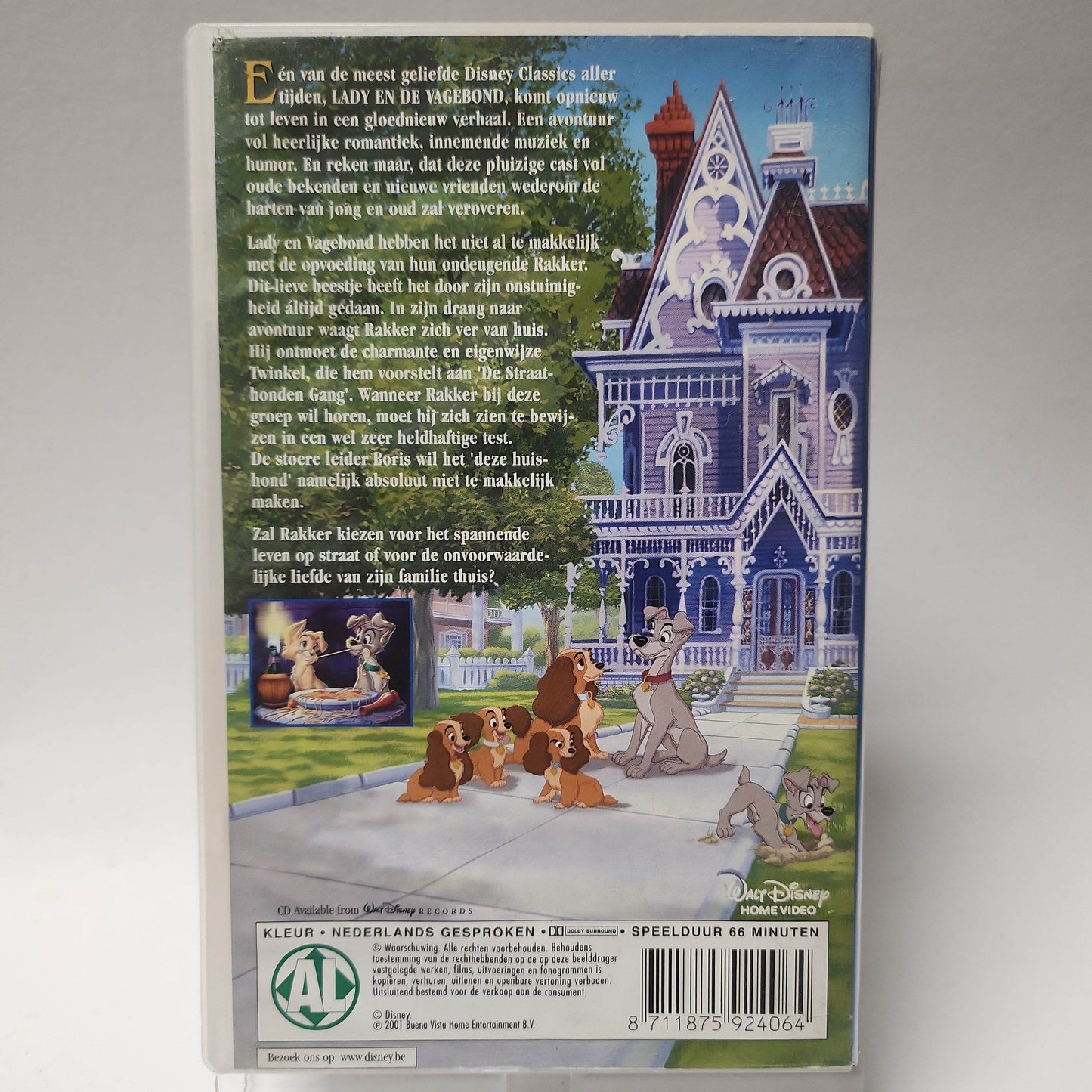 Disney Lady en de Vagebond II Rakkers Avontuur VHS - Feniks Gameshop
