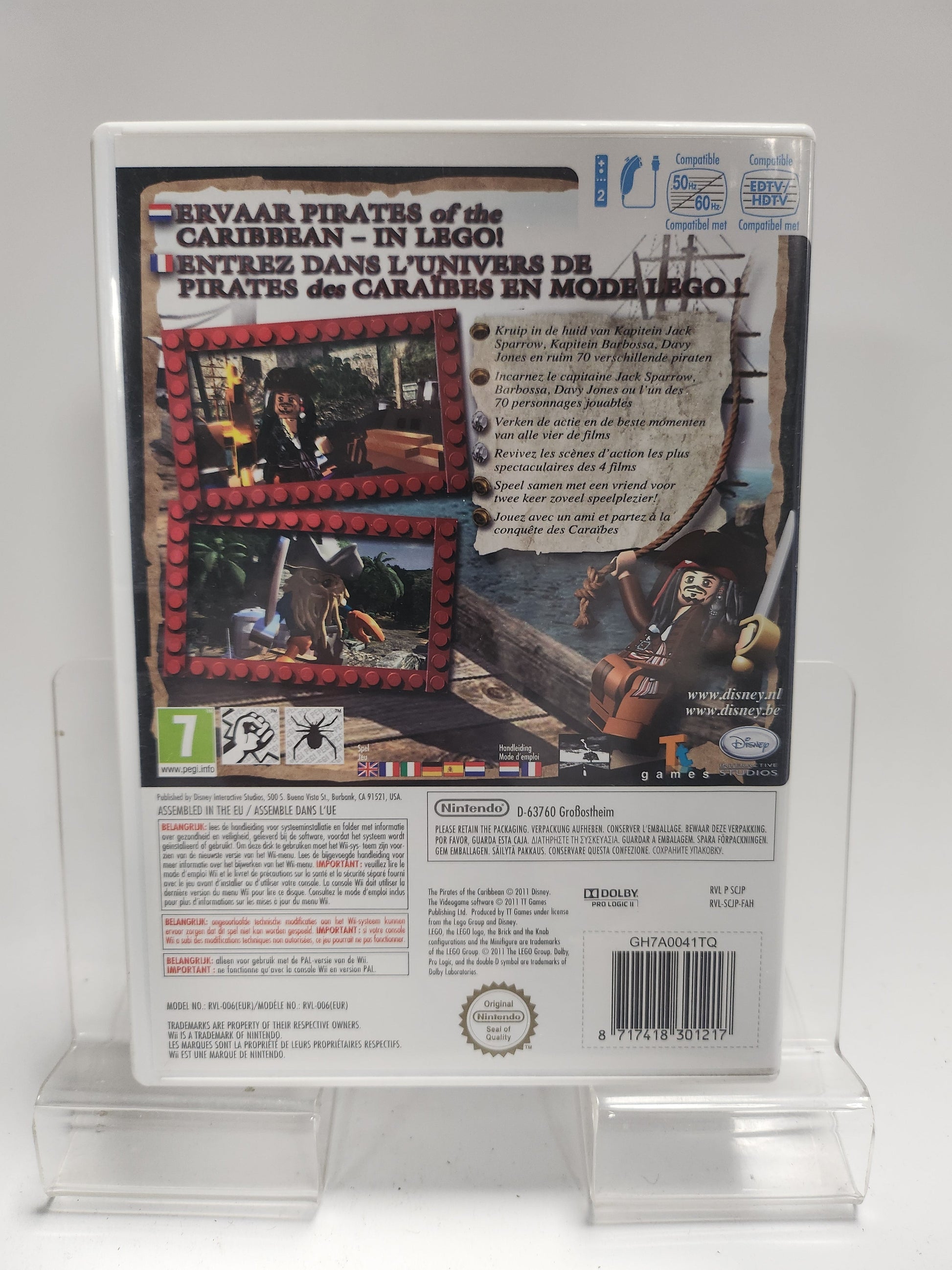 Disney Lego Pirates of the Caribbean the Videogame Nintendo Wii - Nintendo Wii Games