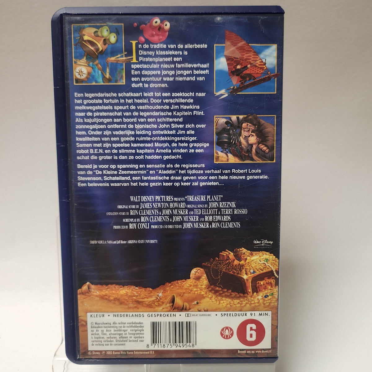 Disney Piratenplaneet De Schat van Kapitein Flint VHS - Feniks Gameshop
