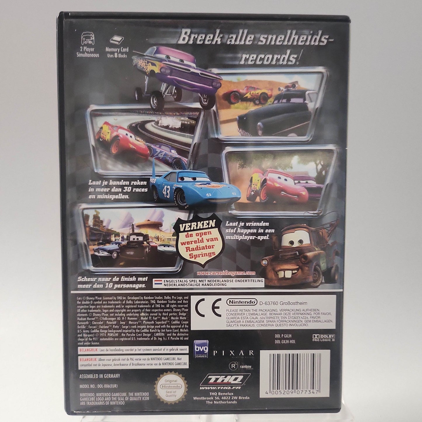 Disney Pixar Cars Nintendo Gamecube - Feniks Gameshop