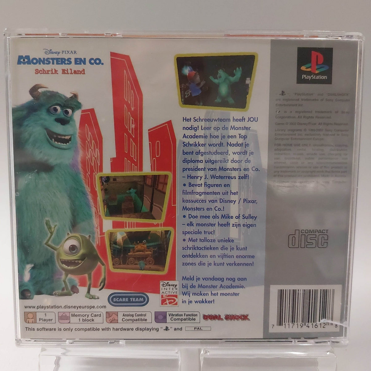 Disney Pixar Monsters en Co Schrik Eiland Platinum PS1 - Feniks Gameshop