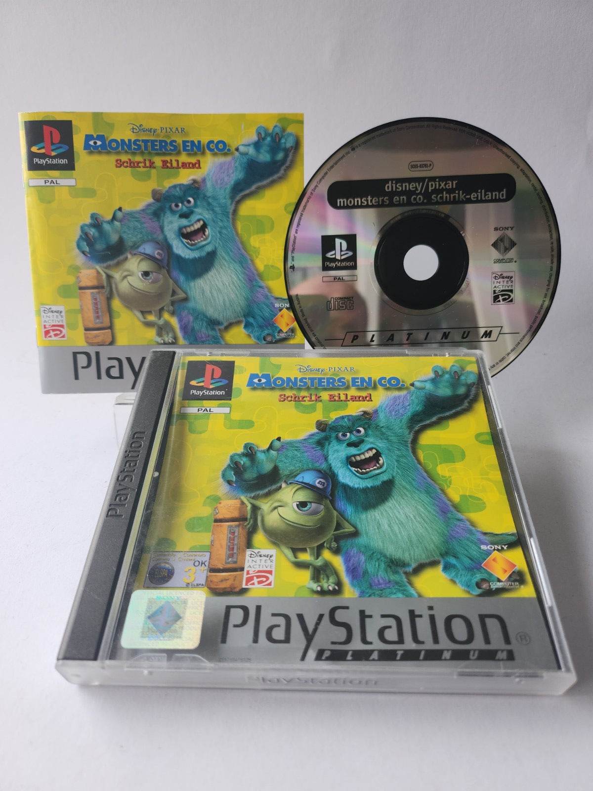 Disney Pixar Monsters en Co Schrik Eiland Platinum PS1 - Feniks Gameshop