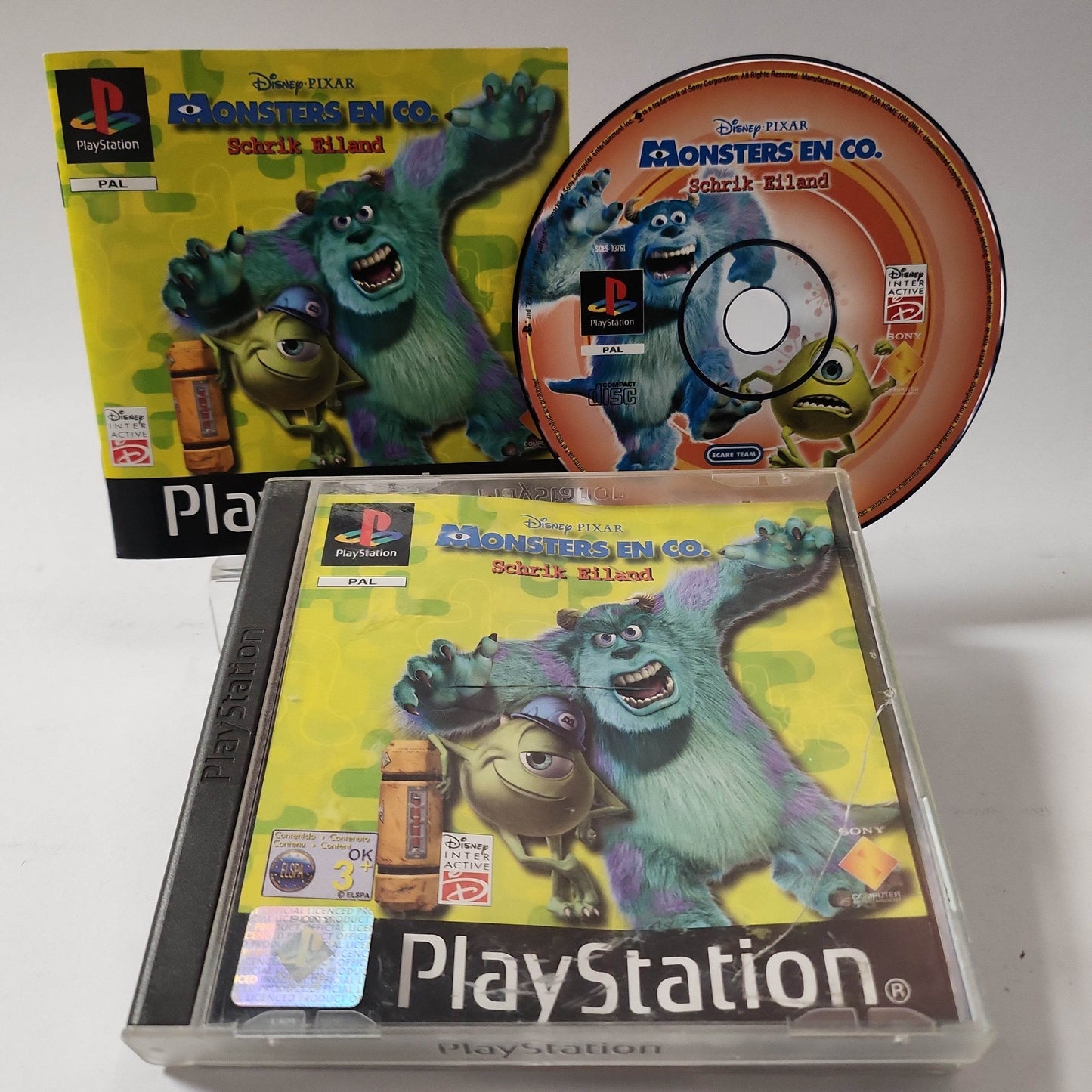 Disney Pixar Monsters en Co Schrik Eiland Playstation 1 - Feniks Gameshop