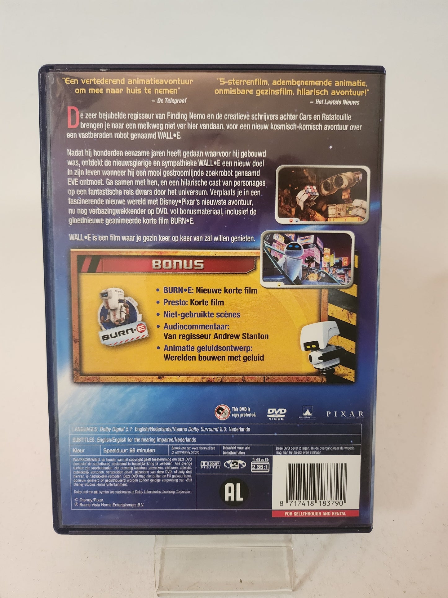 Disney Pixar Wall-E Dvd Kids - Dvd Muziek