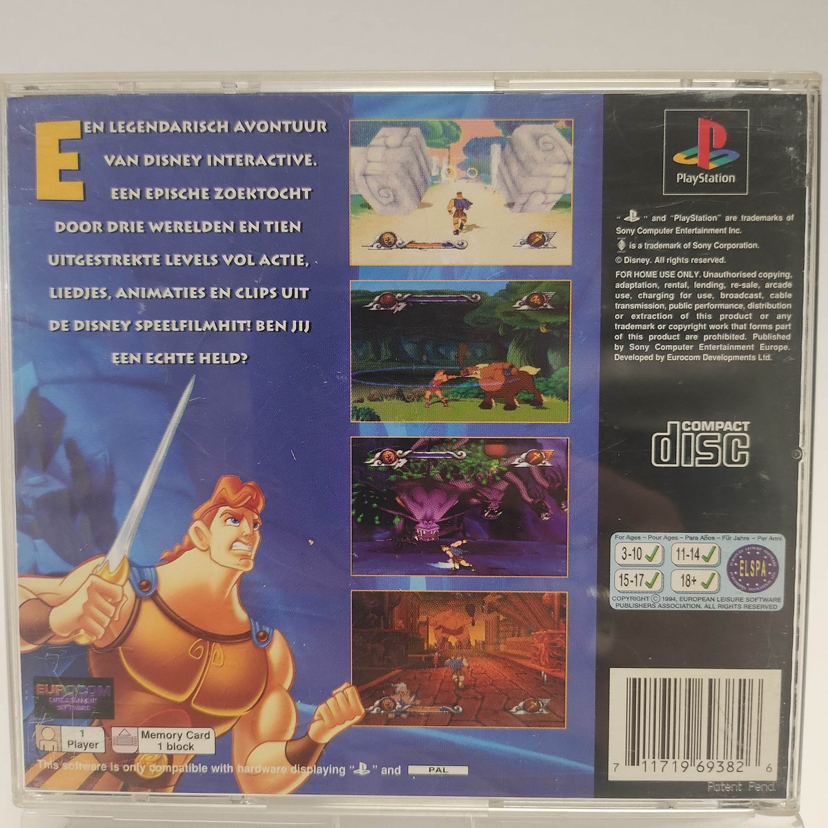 Disney's Action Game met Hercules Playstation 1 - Feniks Gameshop