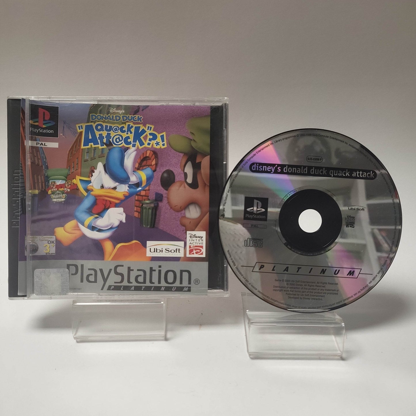 Disney's Donald Duck Quack Attack Platinum (No Book) Playstation 1 - Feniks Gameshop