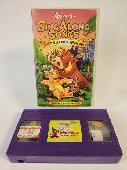 Disney's Sing Along Songs: Wacht maar tot ik Koning ben VHS Kids - Feniks Gameshop