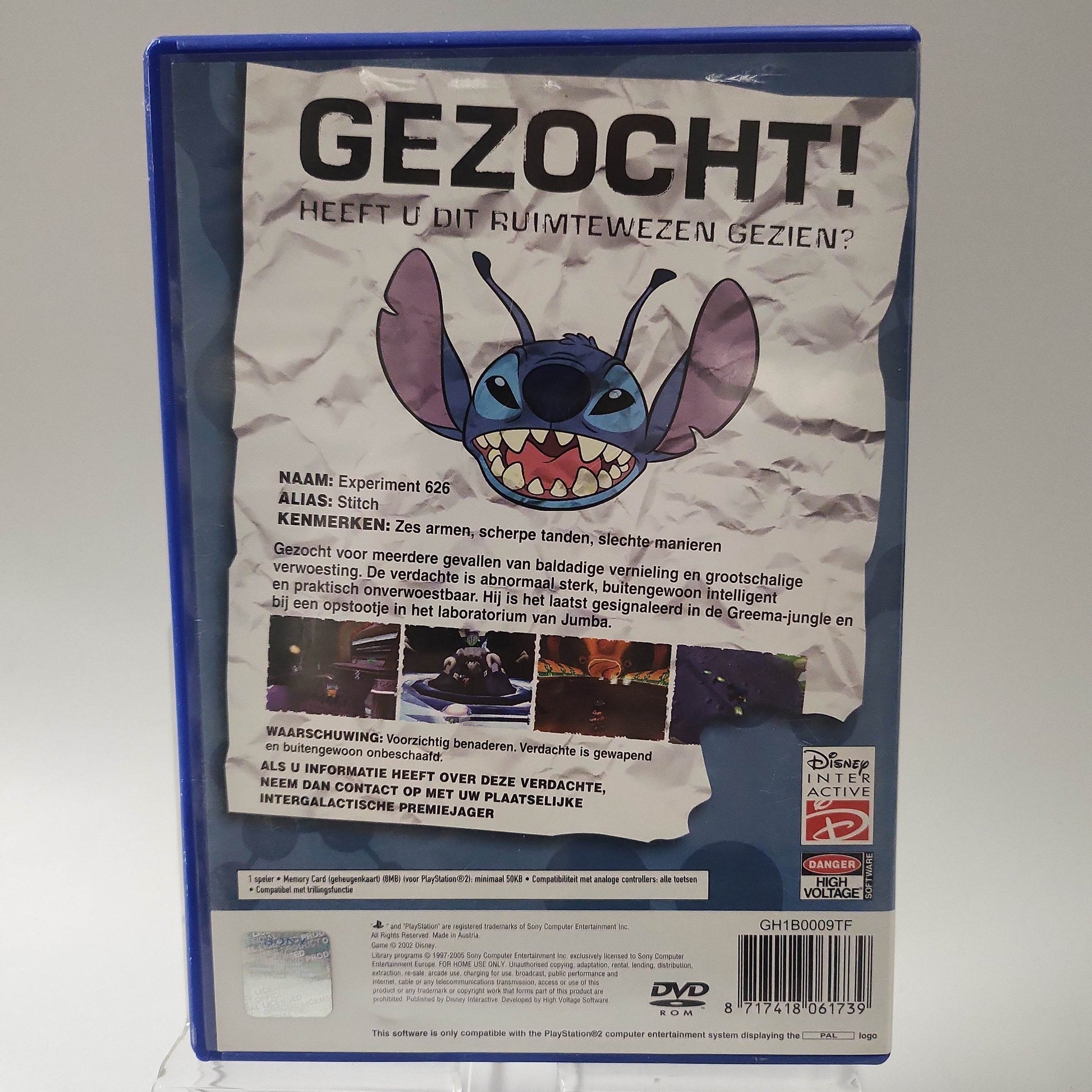 Disney's Stitch Experiment 626 Playstation 2 - Feniks Gameshop