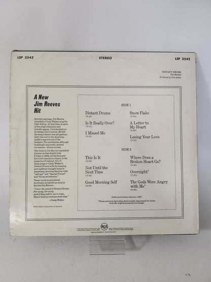 Distant Drums: Jim Reeves LP Vinyl - Lp Vinyl