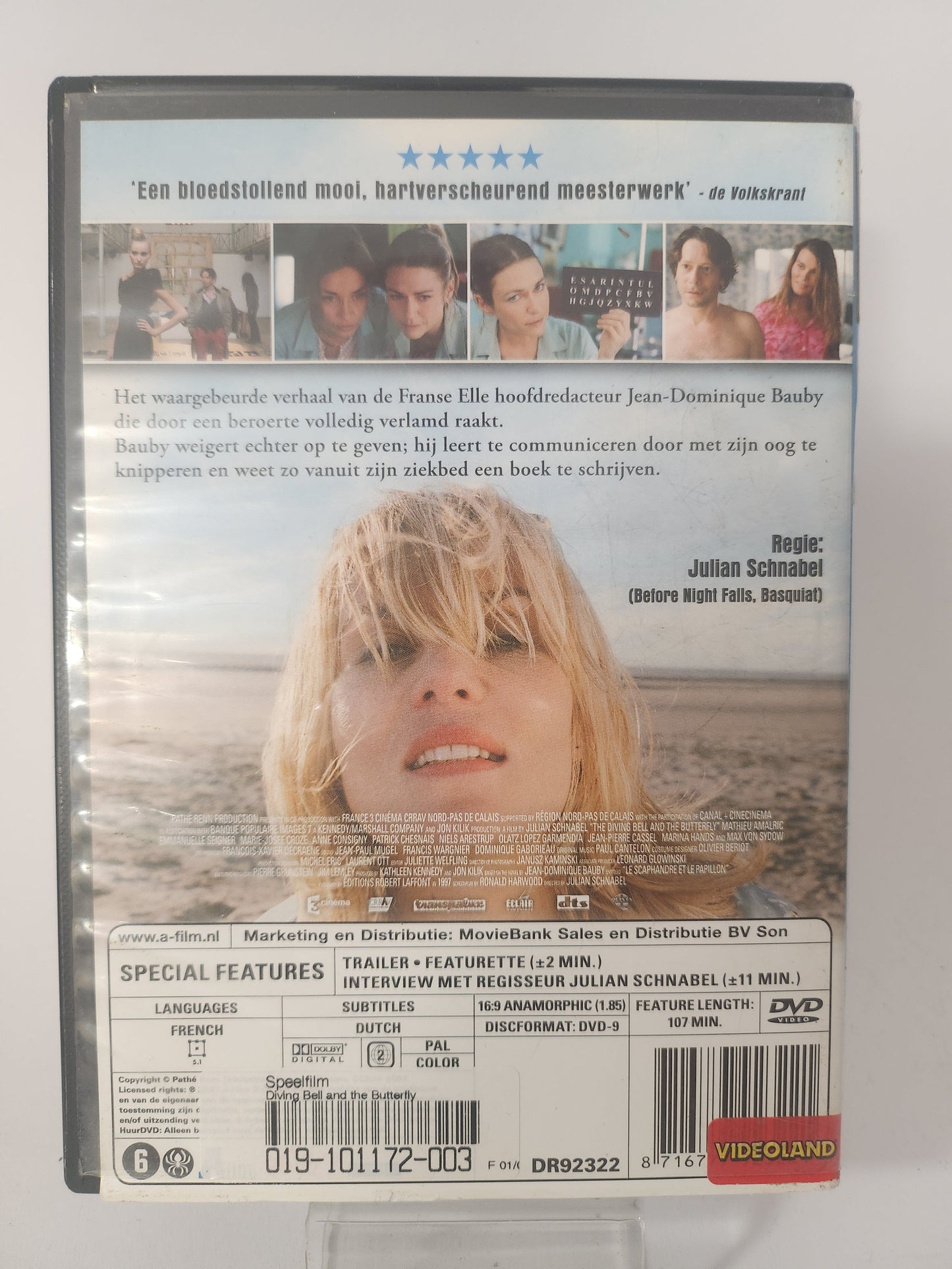 Diving Bell and the Butterfly Dvd - Dvd Volwassenen