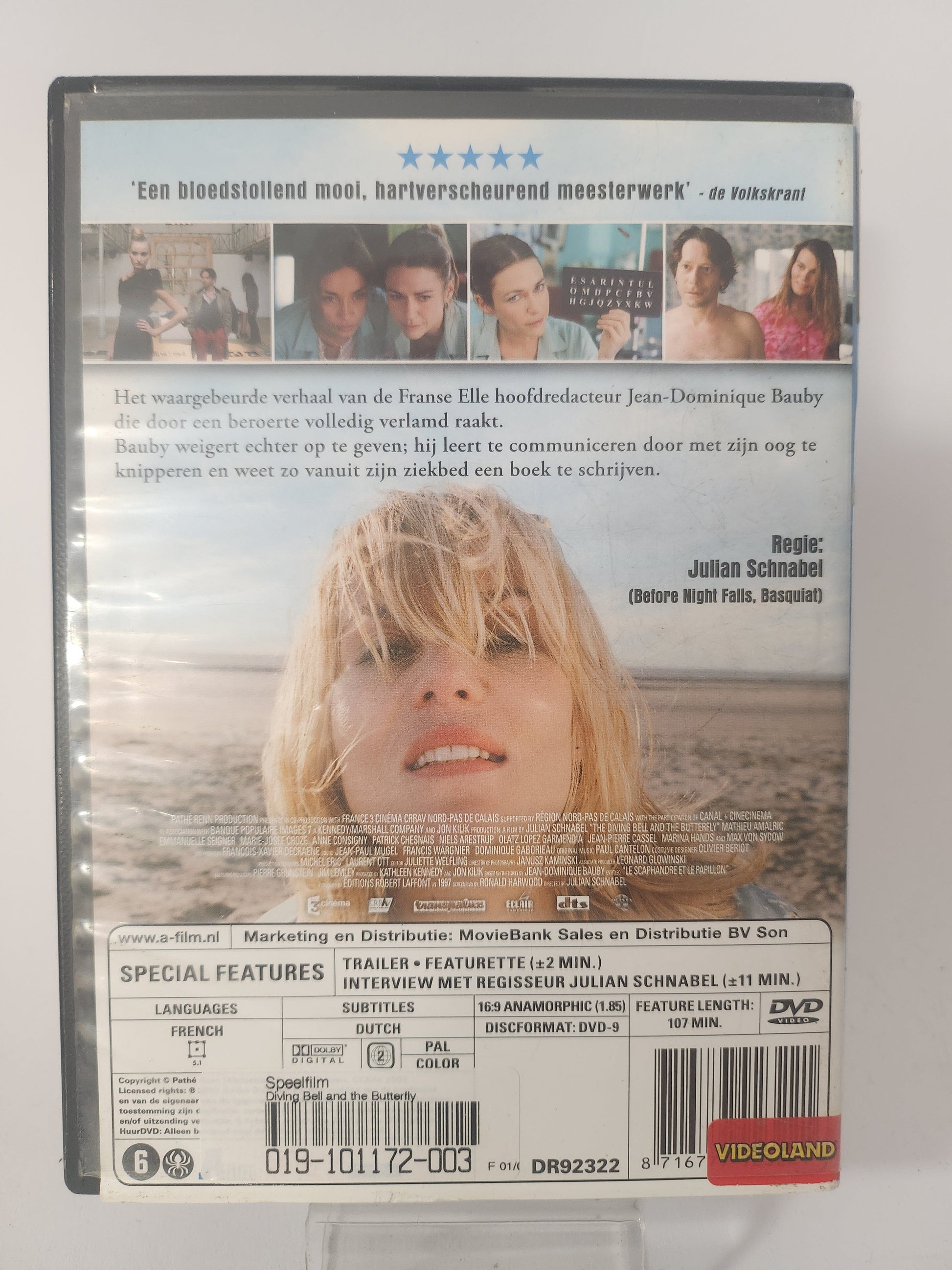Diving Bell and the Butterfly Dvd - Dvd Volwassenen