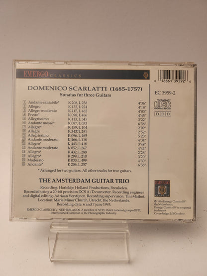 Domenico Scarlatti: Amsterdam Guitar Trio CD - Cd