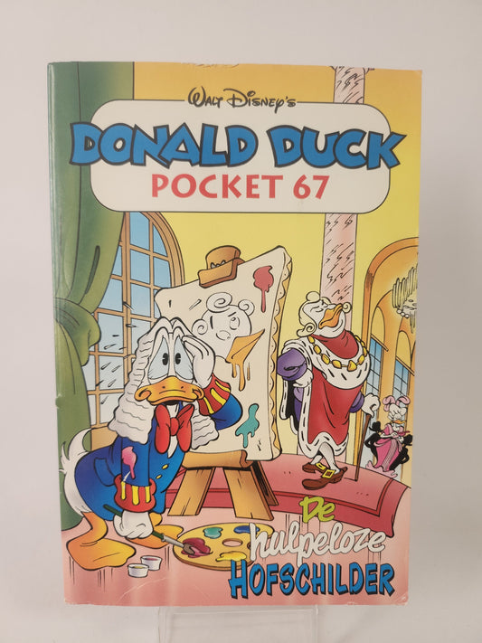 Donald Duck ’de Hulpeloze Hofschilder’ Pocket 67 - Donald Duck