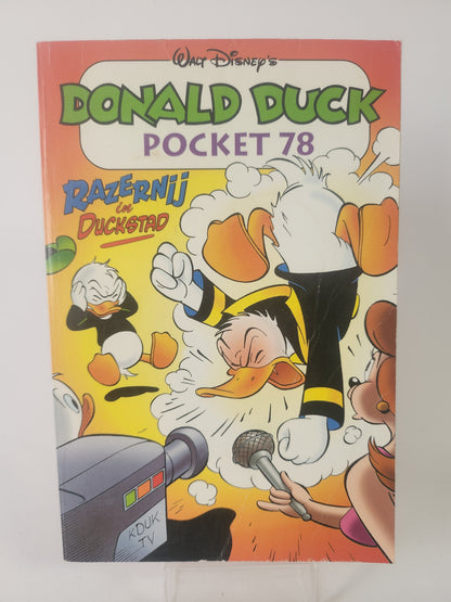 Donald Duck ’Razernij in Duckstad’ Pocket 78 - Donald Duck