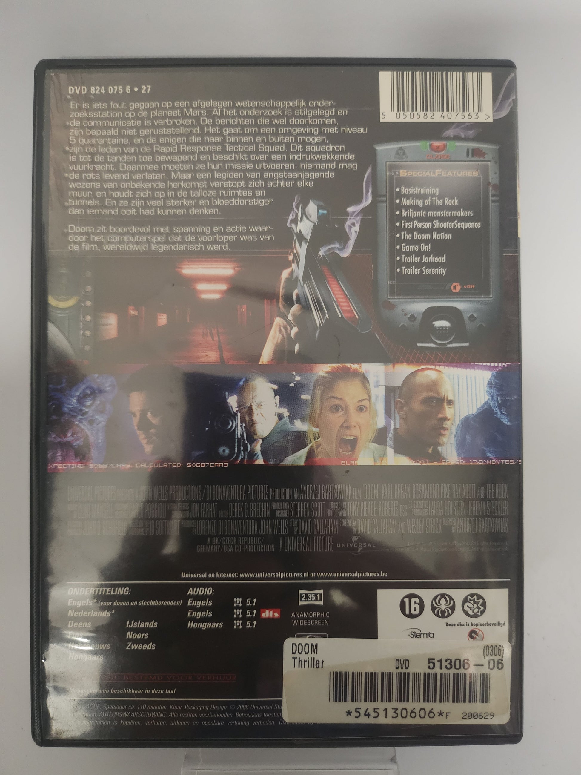 Doom Dvd - Dvd Volwassenen
