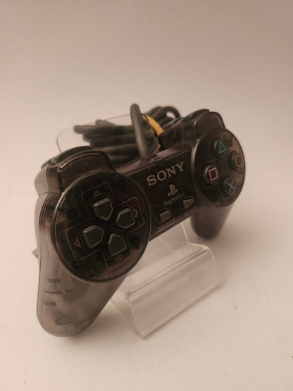 Doorzichtige Zwarte Orginele Sony Controller Playstation 1 - Playstation 1 Accessoires