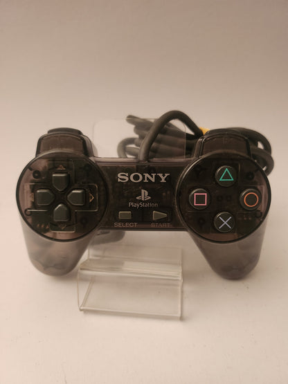 Doorzichtige Zwarte Orginele Sony Controller Playstation 1 - Playstation 1 Accessoires