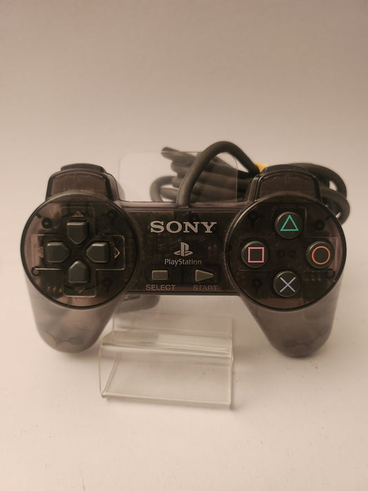 Doorzichtige Zwarte Orginele Sony Controller Playstation 1 - Playstation 1 Accessoires