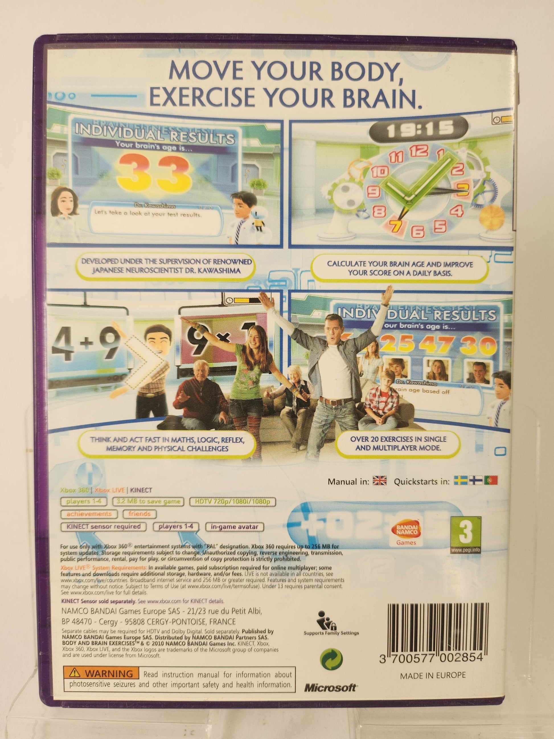 Dr Kawashima's Body and Brain Exercises Xbox 360 - Feniks Gameshop