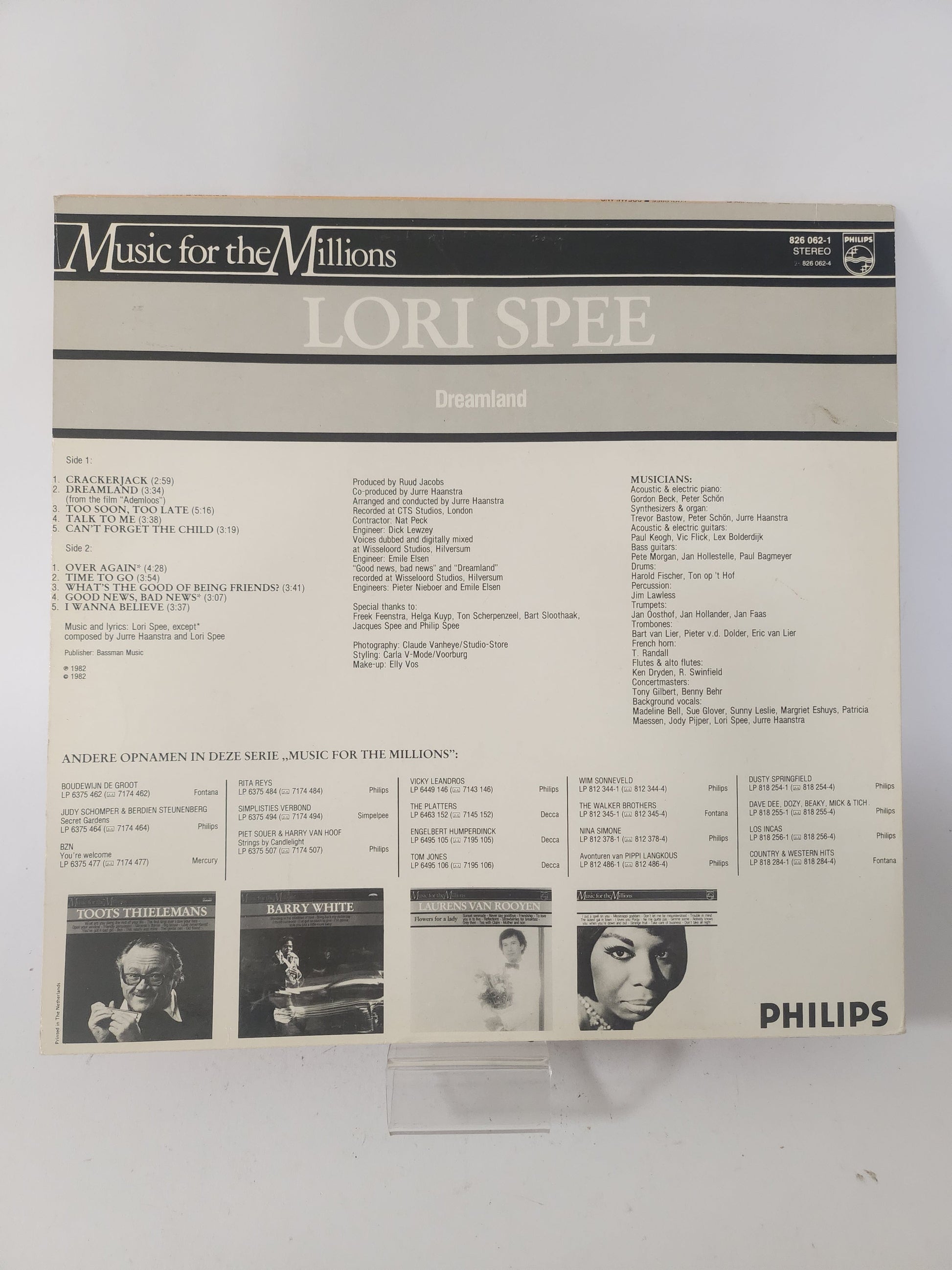 Dreamland: Lori Spee LP Vinyl - Lp Vinyl