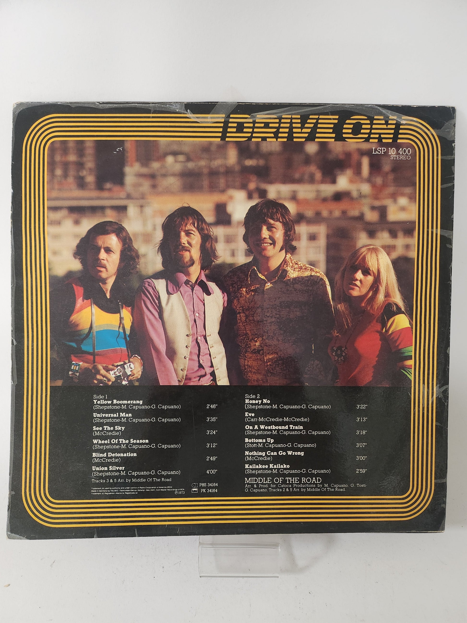 Drive On: Middle of the Road LP Vinyl - Lp Vinyl