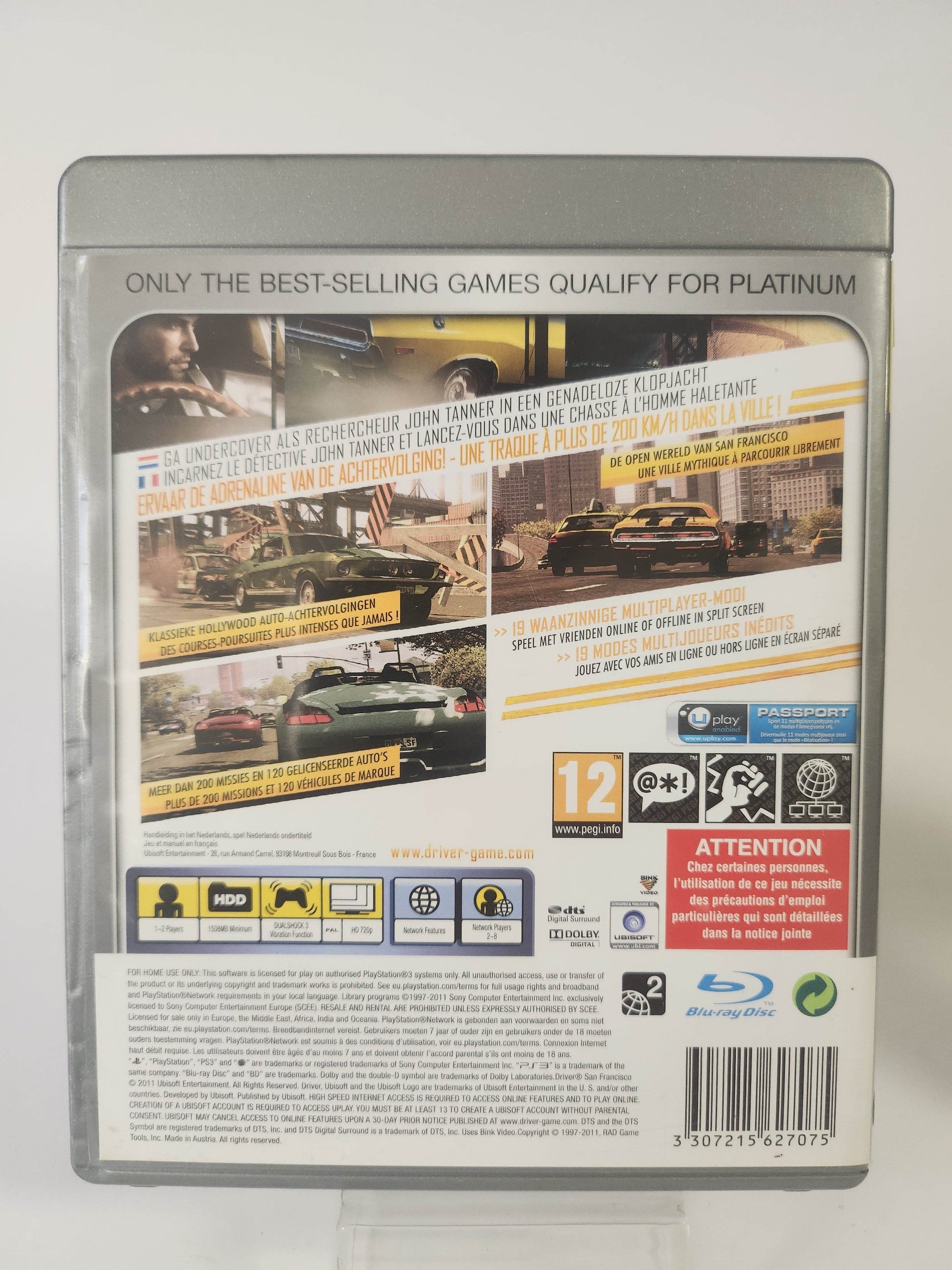 Driver San Francisco Platinum (No Book) PlayStation 3 - Feniks Gameshop