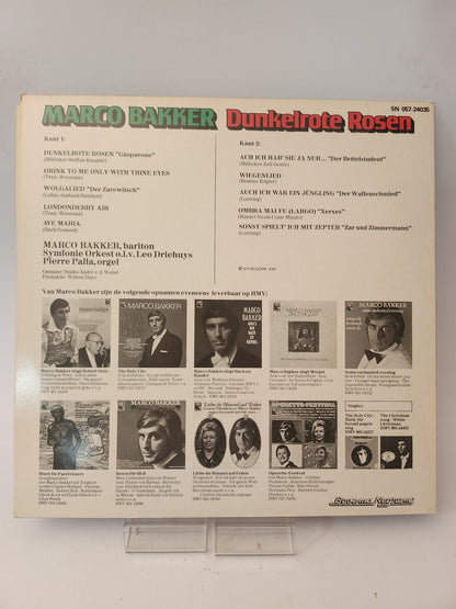 Dunkelrote Rosen: Marco Bakker LP Vinyl - Lp Vinyl
