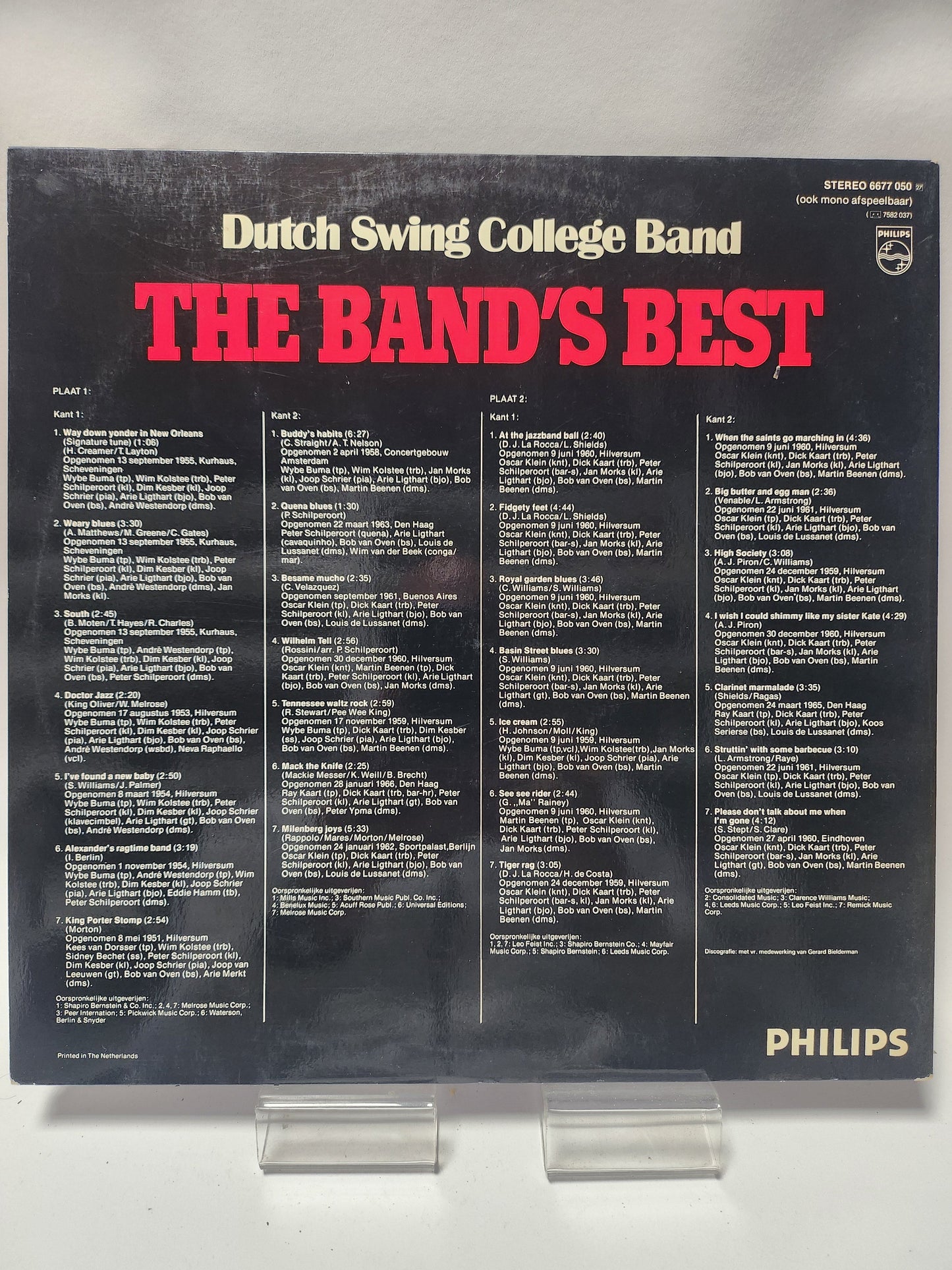 Dutch Swing College Band: the Band’s Best LP Vinyl - Lp Vinyl