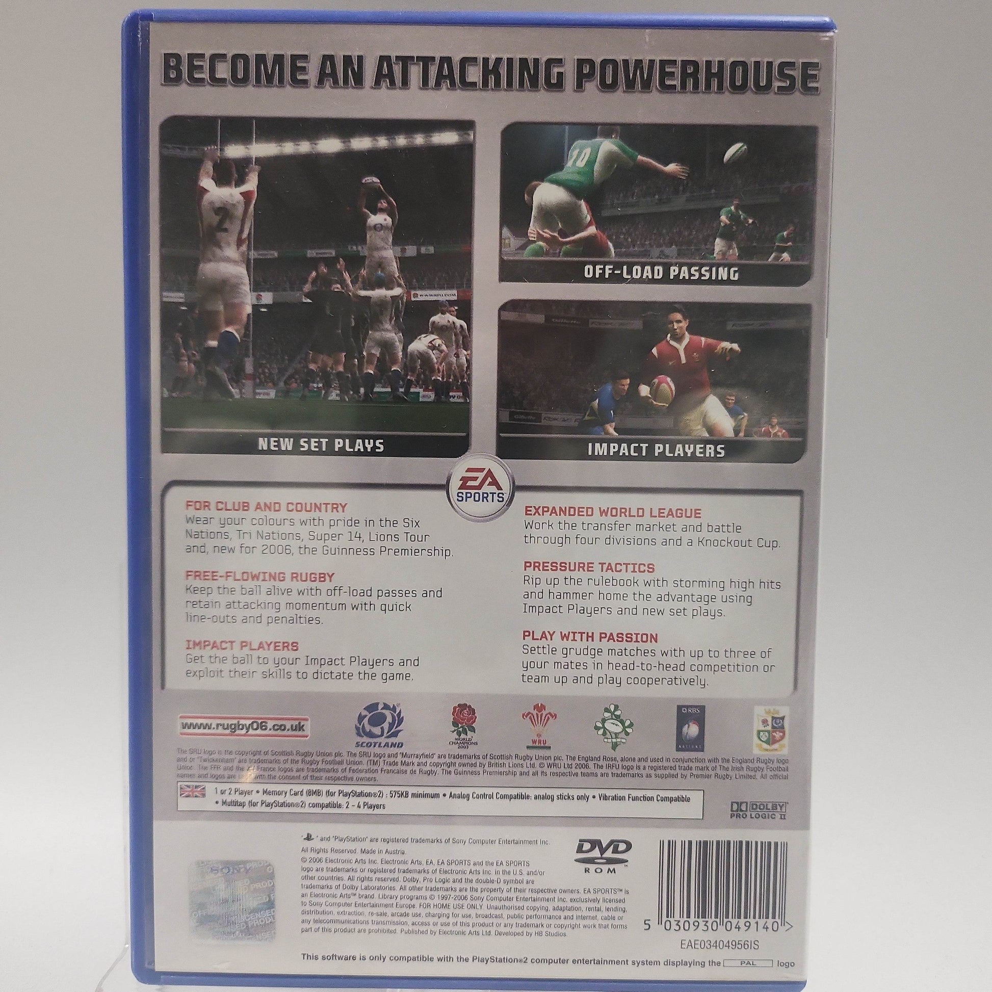 EA Sports Rugby 06 Playstation 2 - Feniks Gameshop