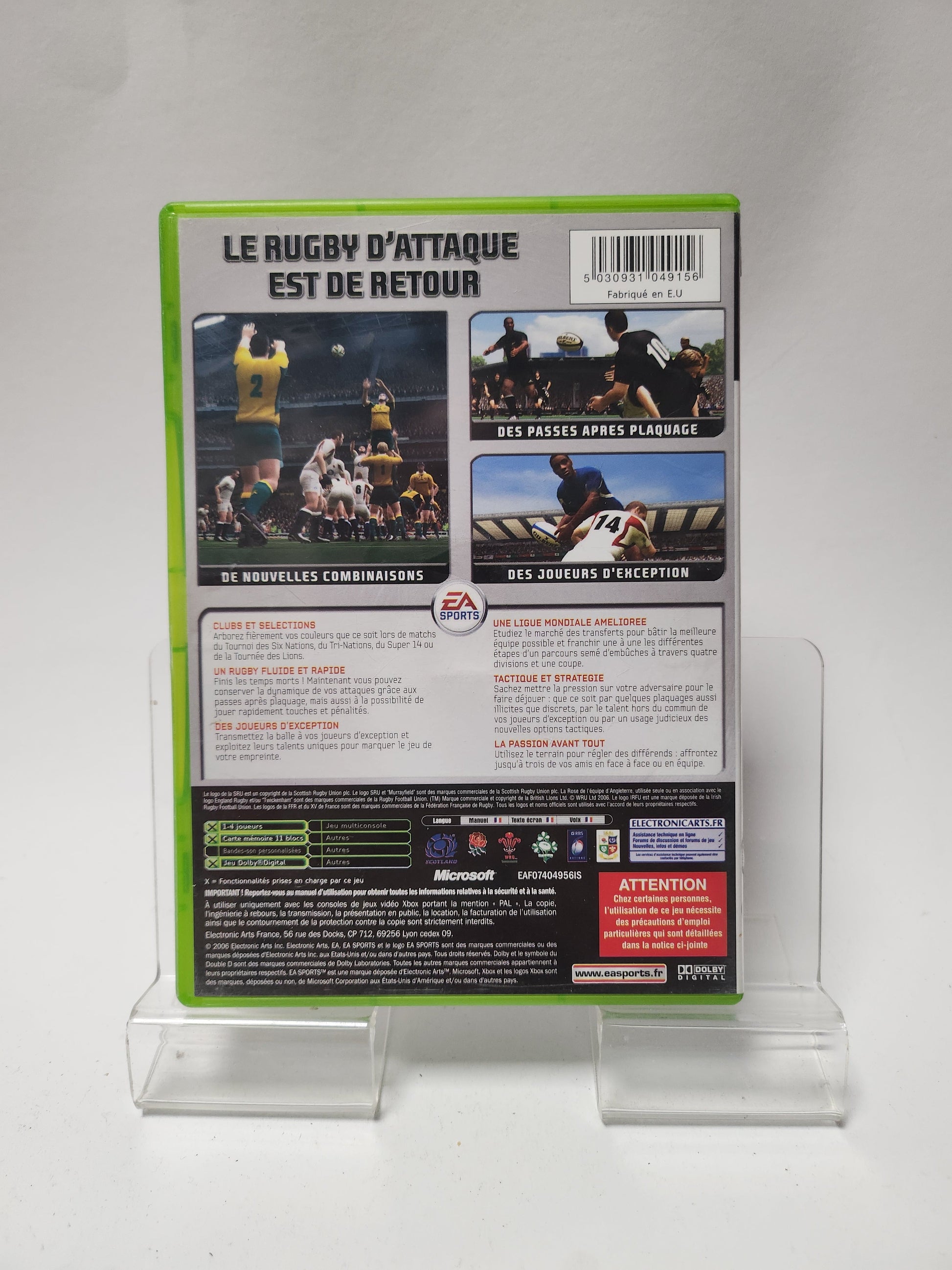 EA Sports Rugby 06 Xbox Original - Xbox original games
