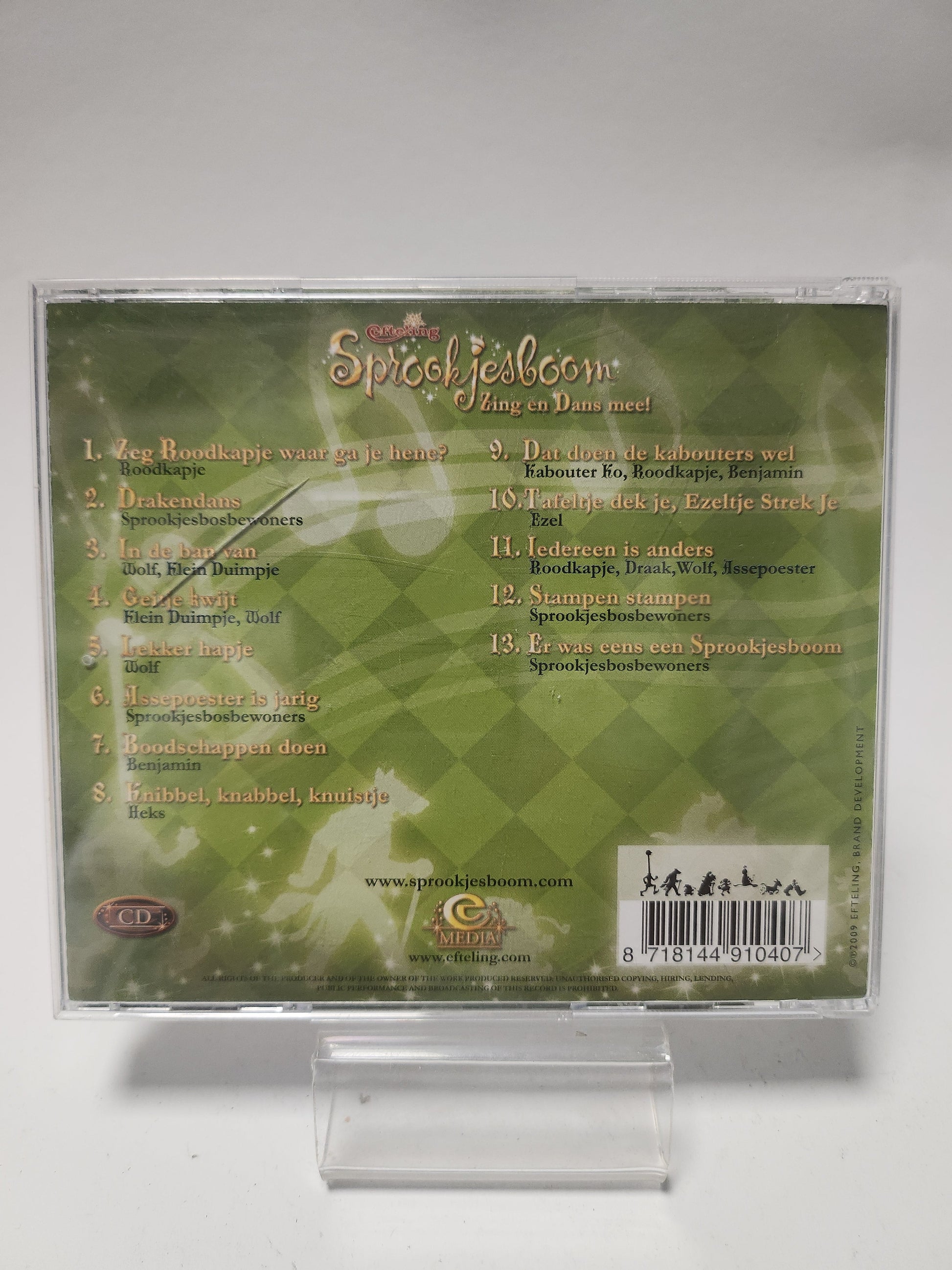 Efteling Sprookjesboom: Zing en Dans Mee CD - Cd