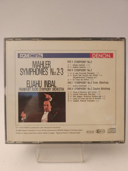 Eliahu Inbal: Mahler Symphonies No 2-3 CD - Cd