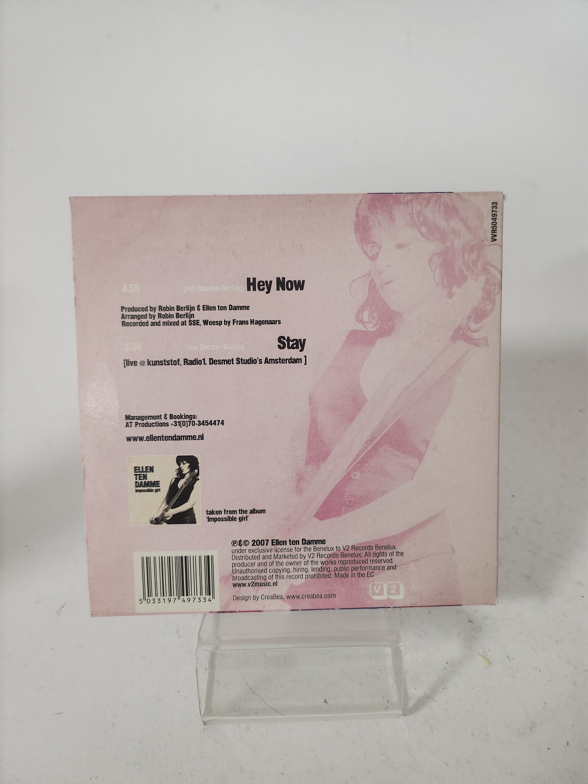 Ellen ten Damme: Hey Now CD Single - CD Single