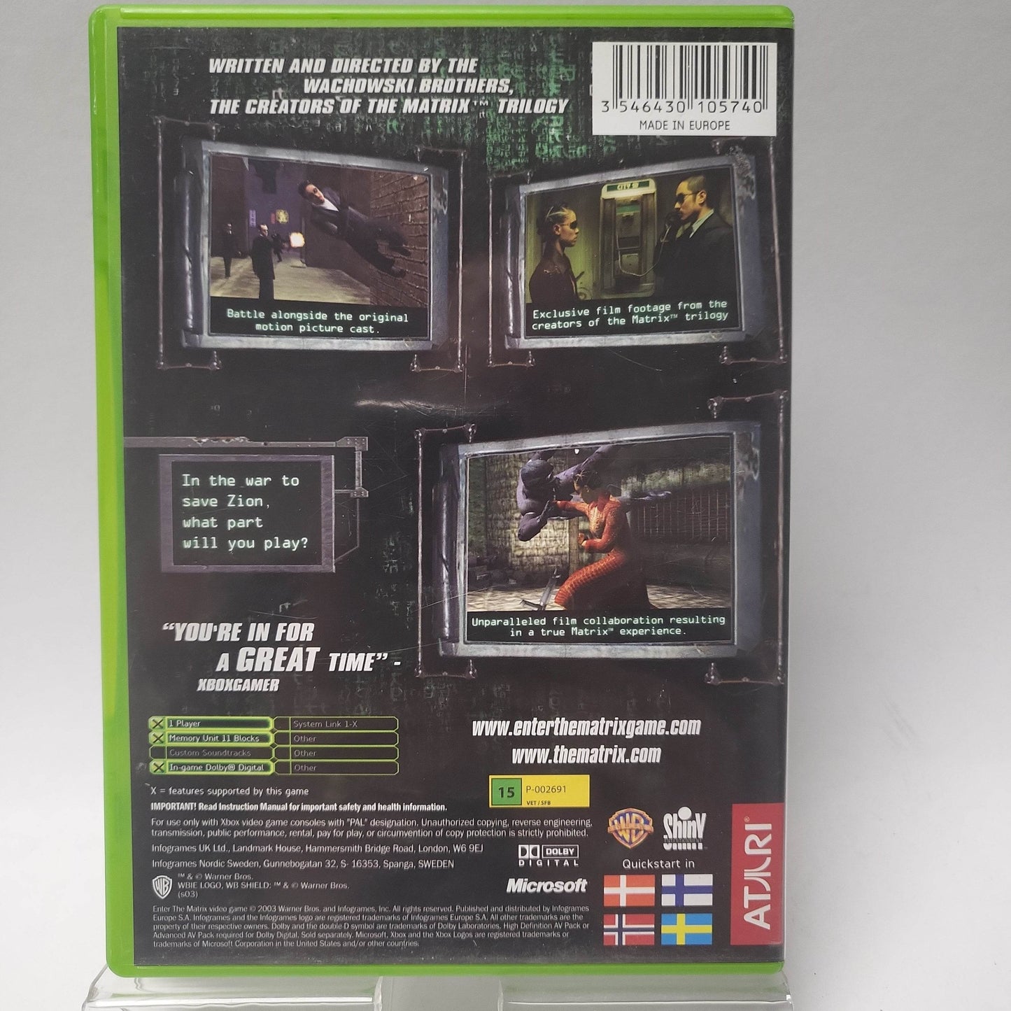 Enter the Matrix Xbox Original - Feniks Gameshop