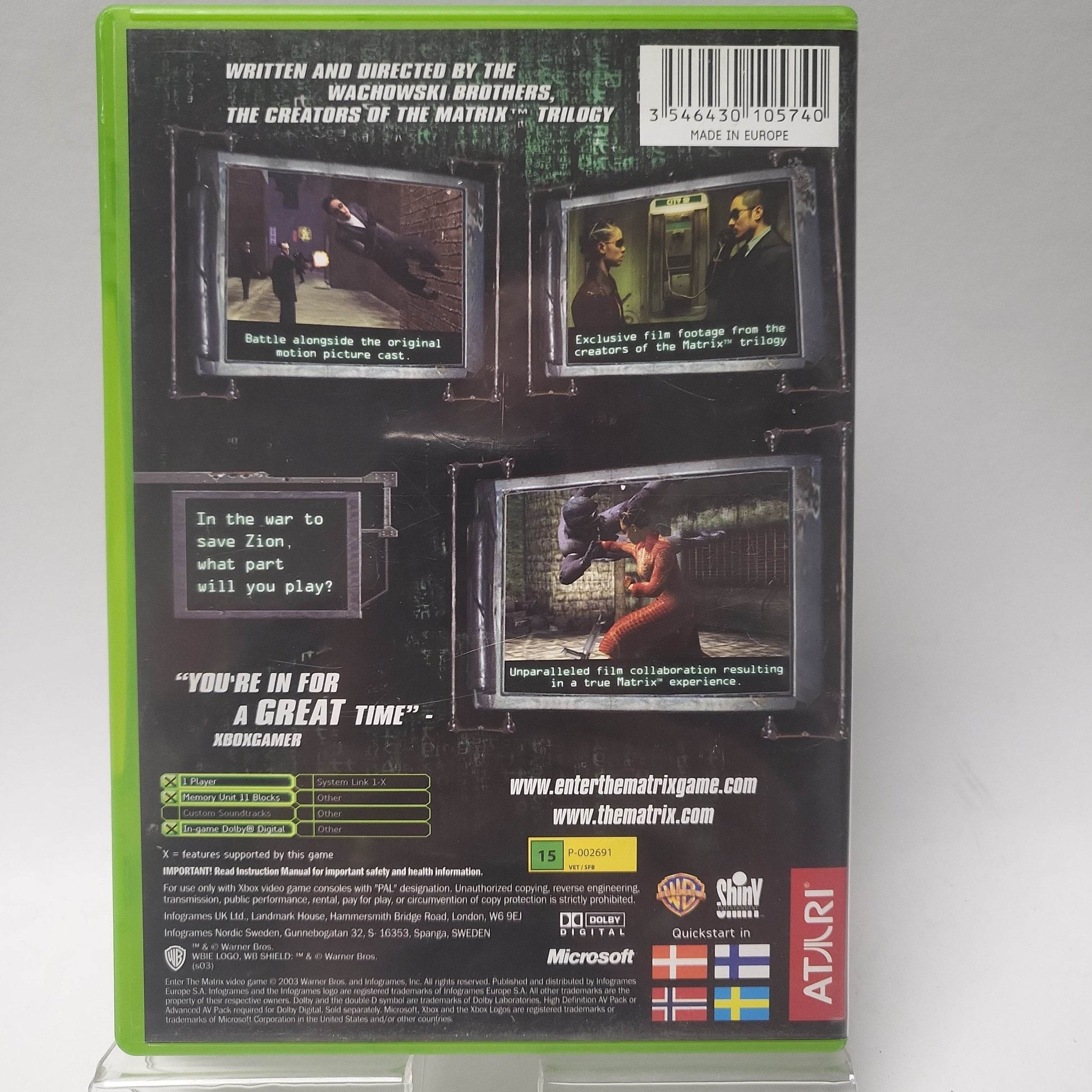 Enter the Matrix Xbox Original - Feniks Gameshop