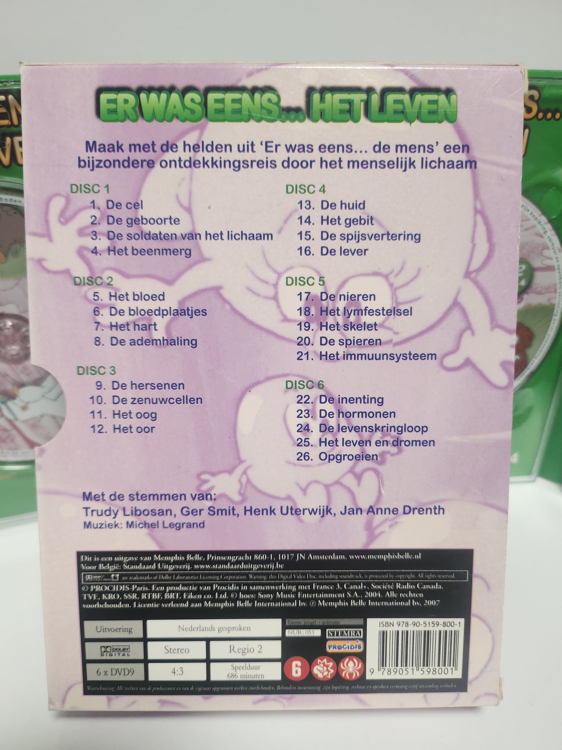 Er was eens.... het Leven: van Cel naar Leven 6 Box DVD Kids - Dvd kids