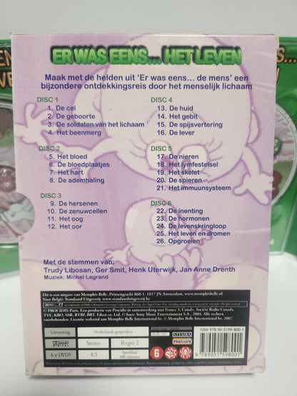Er was eens.... het Leven: van Cel naar Leven 6 Box DVD Kids - Dvd kids