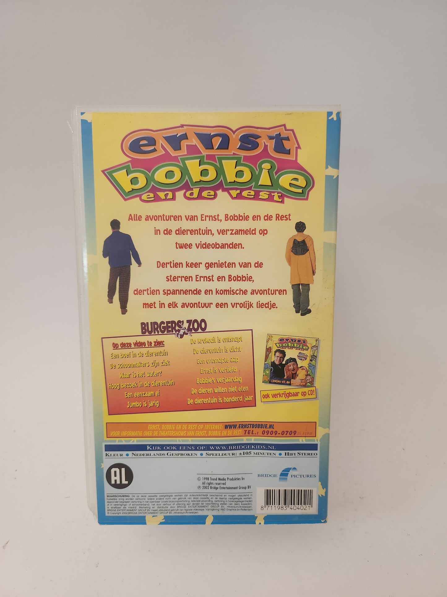 Ernst Bobbie en de Rest: Avonturen in de Dierentuin Dubbelbox VHS Kids - VHS Kids
