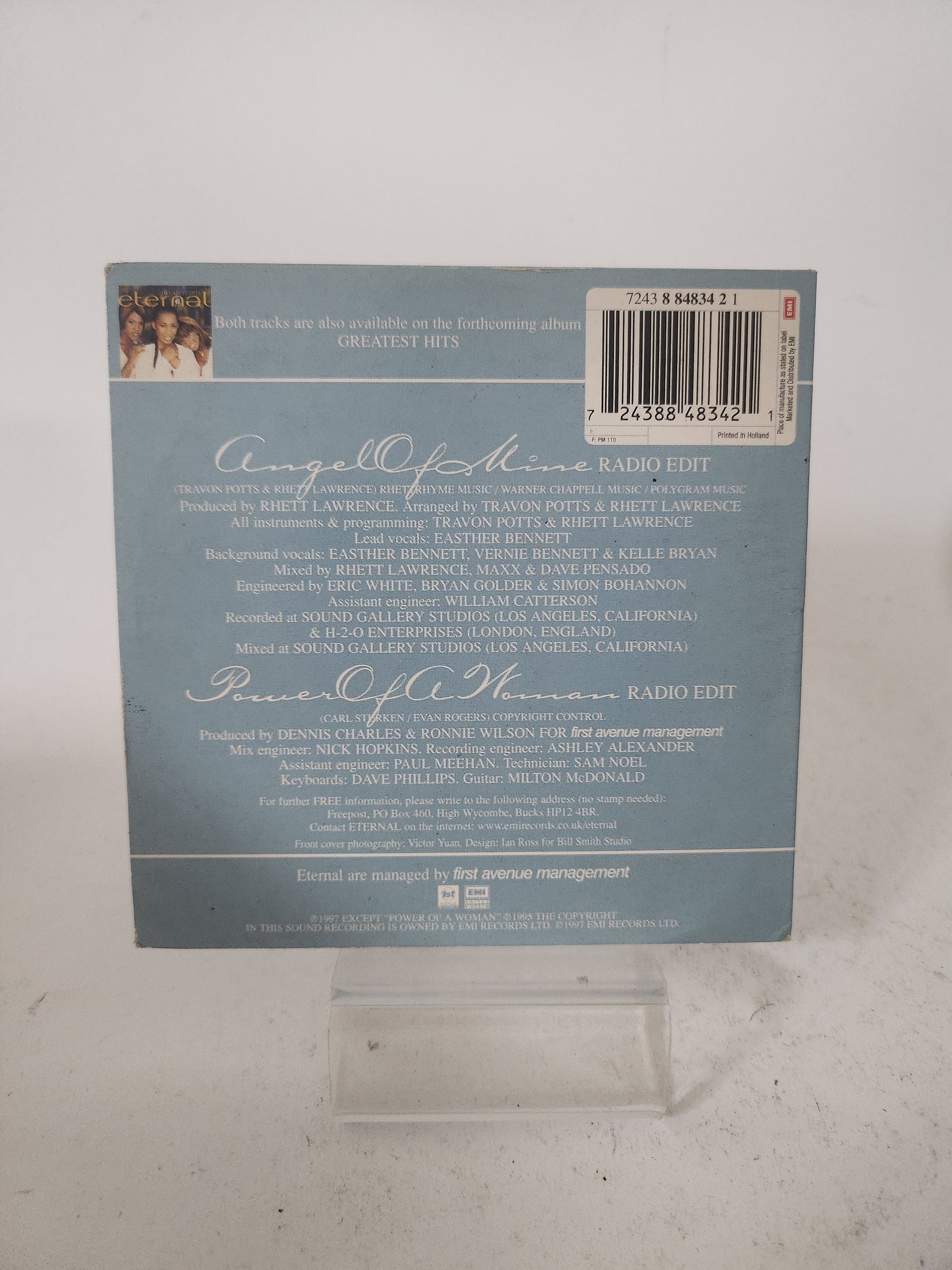 Eternal: Angel of Mine CD Single - CD Single