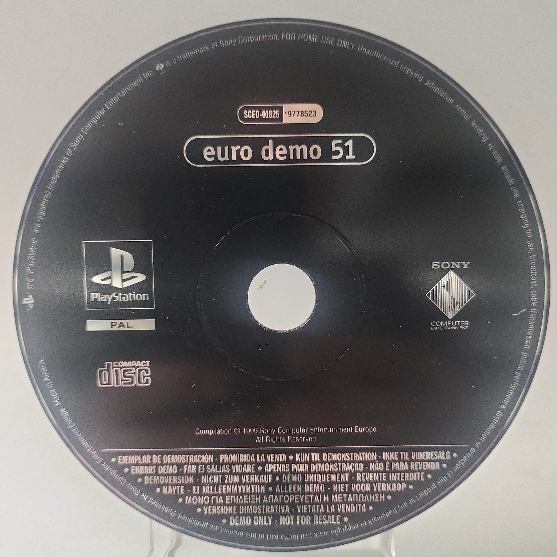 Euro Demo 51 (Disc Only) Playstation 1 - Feniks Gameshop
