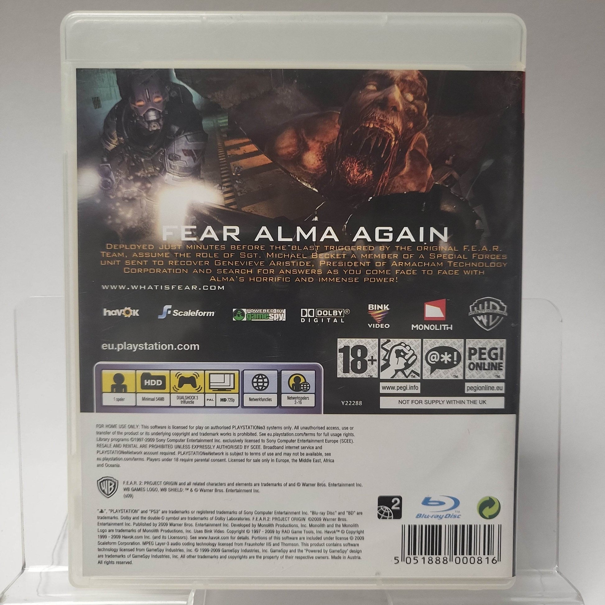 F.E.A.R. 2 Project Origin Playstation 3 - Feniks Gameshop